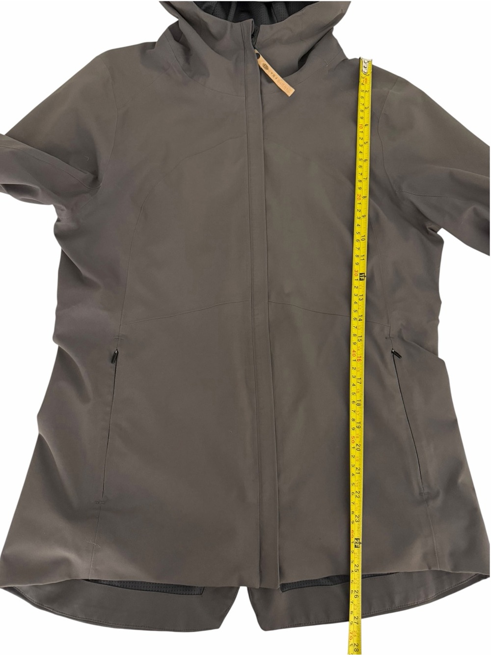 INDYGENA Grey Hooded Waterproof Rain Shell Outdoor Jacket size S - Picture 15 of 16